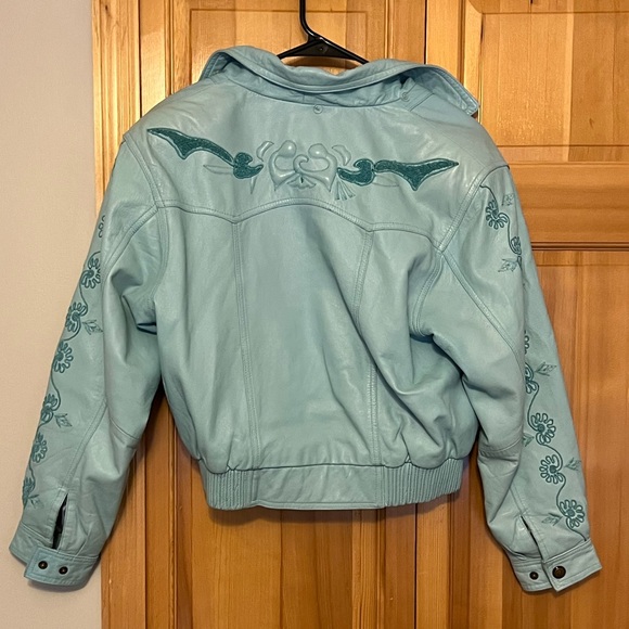 LANTER Vintage Leather Jacket - Picture 2 of 4